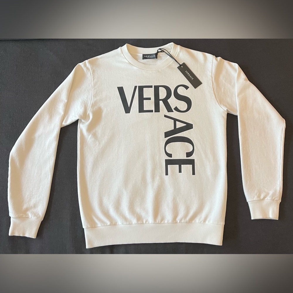 Authentic Versace Kids Sweatshirt White boys size 14
